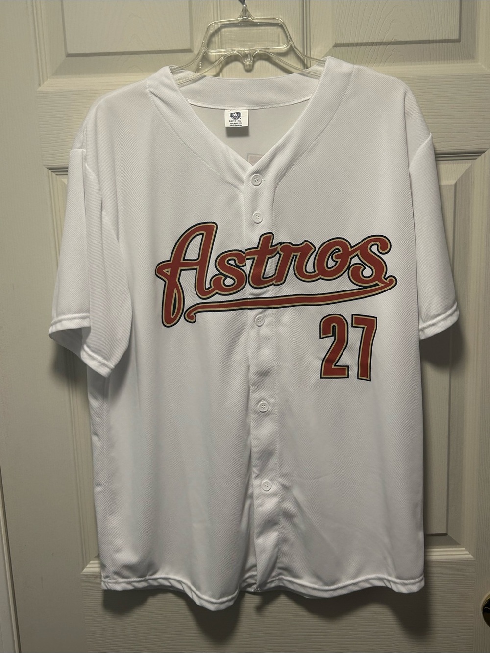 Jose Altuve Houston Astros MLB 2021 SGA Jersey White Size XL
